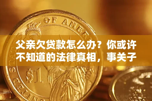 济南父亲欠贷款怎么办？你或许不知道的法律真相，事关子女未来