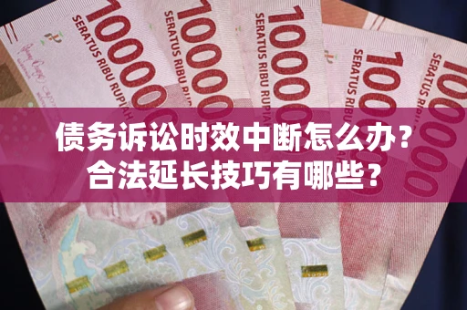 济南债务诉讼时效中断怎么办？合法延长技巧有哪些？