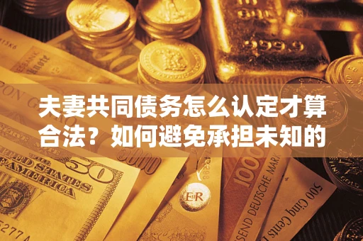 济南夫妻共同债务怎么认定才算合法？如何避免承担未知的债务风险？