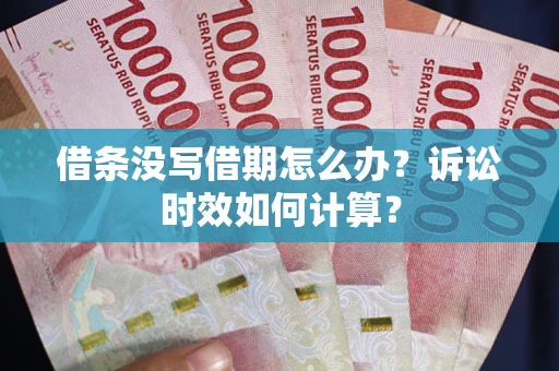 济南借条没写借期怎么办？诉讼时效如何计算？
